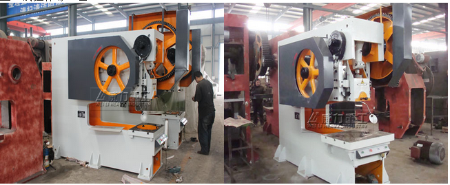 不銹鋼篩網沖孔機專用深喉沖床生產車間實拍廠景由山東沖床廠威力重工提供