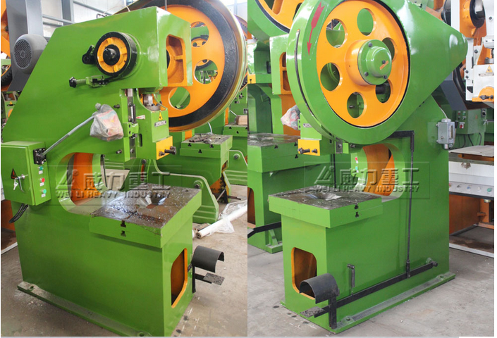 五金沖孔件專用16噸深喉沖壓機床車間實拍場景